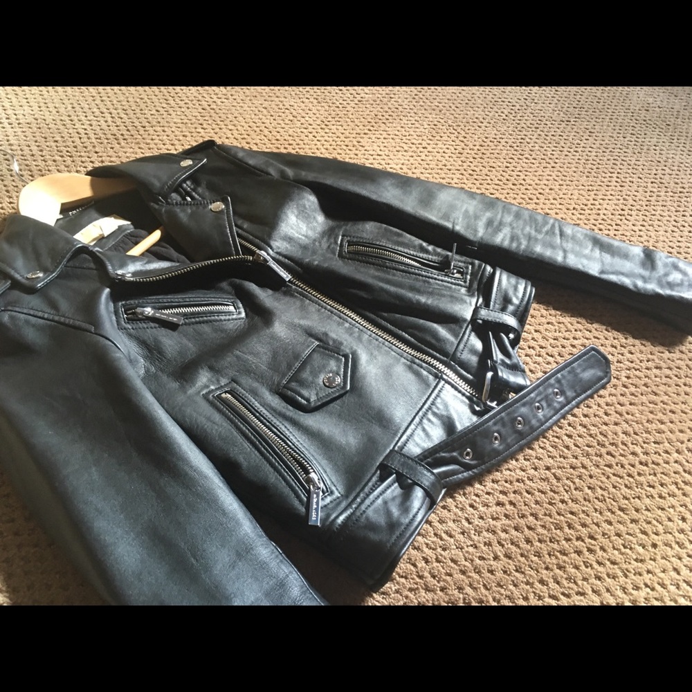 MICHAEL Michael Kors genuine lambskin jacket, XS